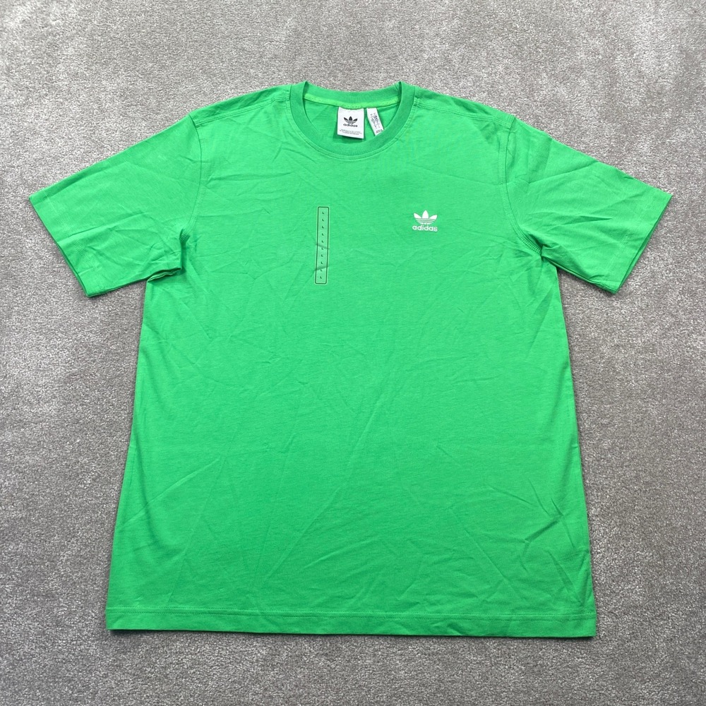 Adidas Trefoil Essentials Tee Energy Green Men's Size‎ L NWT